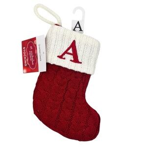 St. Nicholas Square Mini Monogram Christmas Stocking